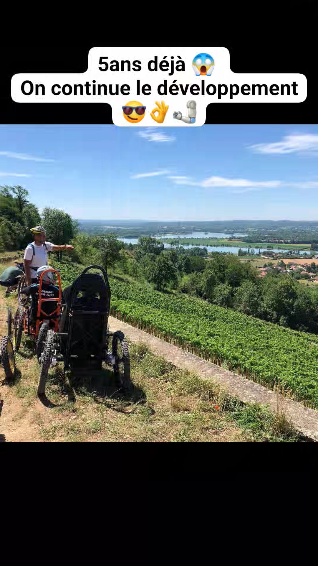 Session FTT dans l'Ain avec tournage d'un reportage FranceTV
 Handisport TV Fabrice Marinoni 
Déjà 5ans #sportnature #accessibleatous #handisport #OutdoorSports #partage #AMTB #Ftt #vtt